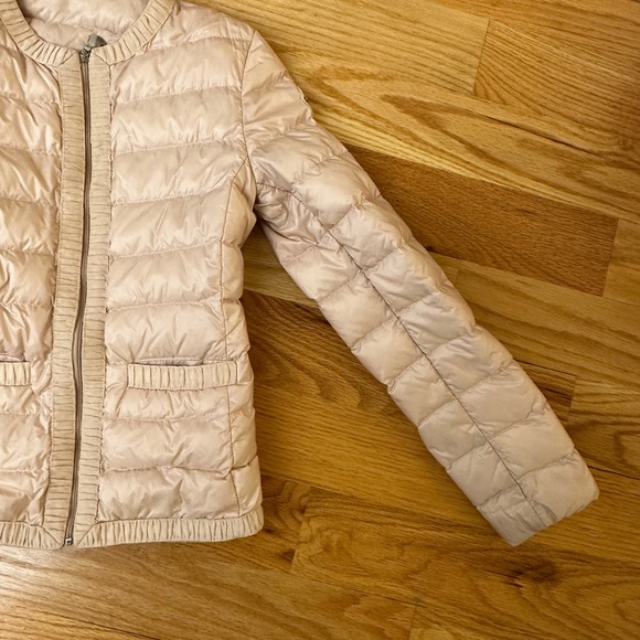 Moncler Kids Longue Saison Puffer Jacket in Light Pink size 12 - Picture 2 of 16